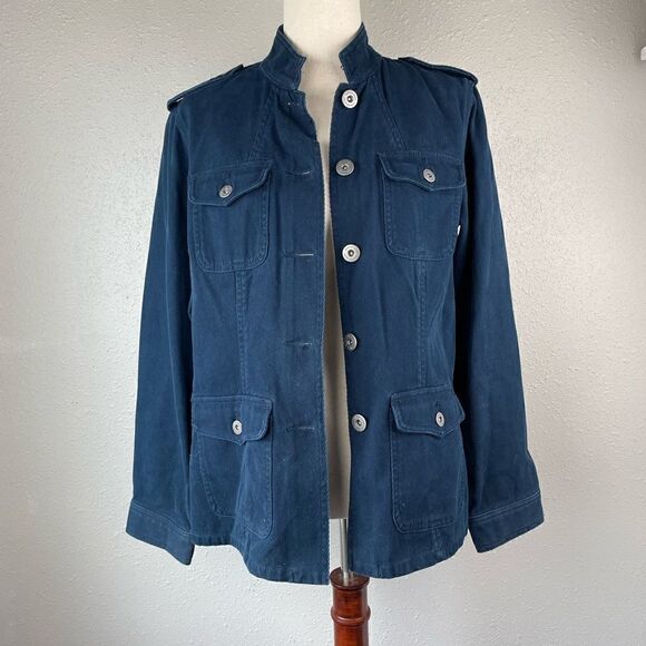 Liz Claiborne LizWear Jeans Corduroy Jacket Size M EUC - Picture 1 of 6